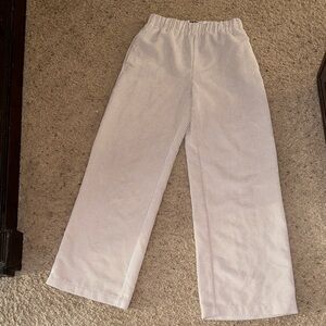 BDG Urban Outfitters Cream Corduroy Pants Elastic Waist With Side Pockets Size S